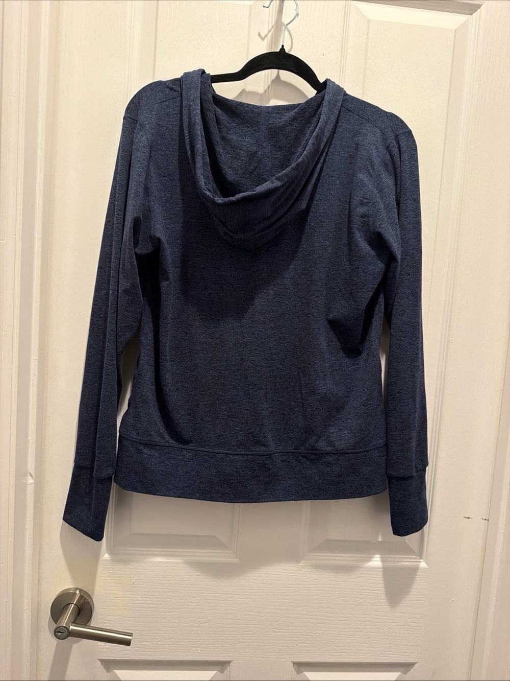 Vuori Navy Zip Hoodie with Cream Accents - Picture 3 of 3